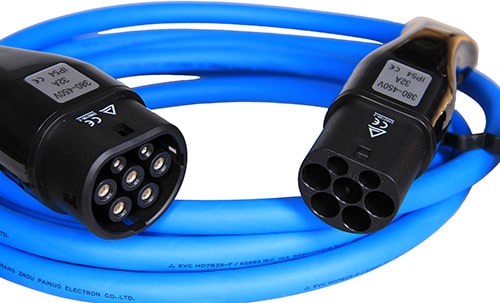 2-EVMOTIONS Gamma Type2 -> Type2 blue (3x32A) Cablu de încărcare EV
