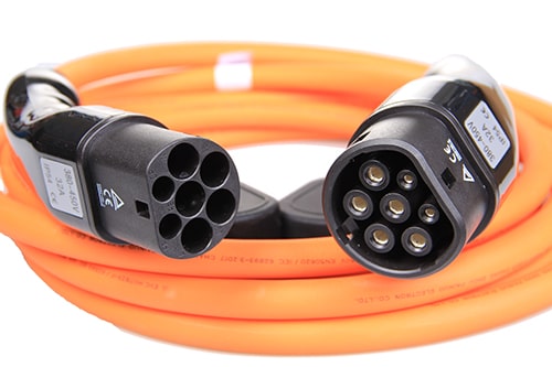 2-EV Type2 -> Type2 orange (3x32A) Cablu de încărcare EV